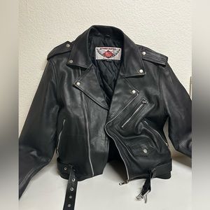 Street & Steel leather biker jacket